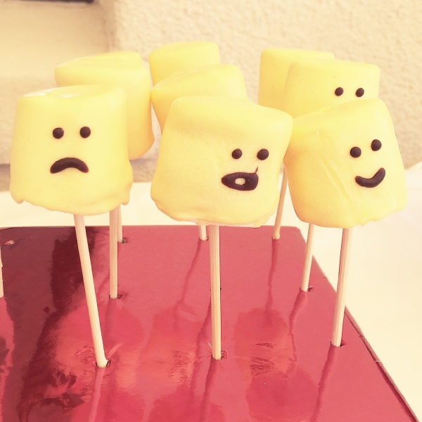 Marshmallow Lego Heads